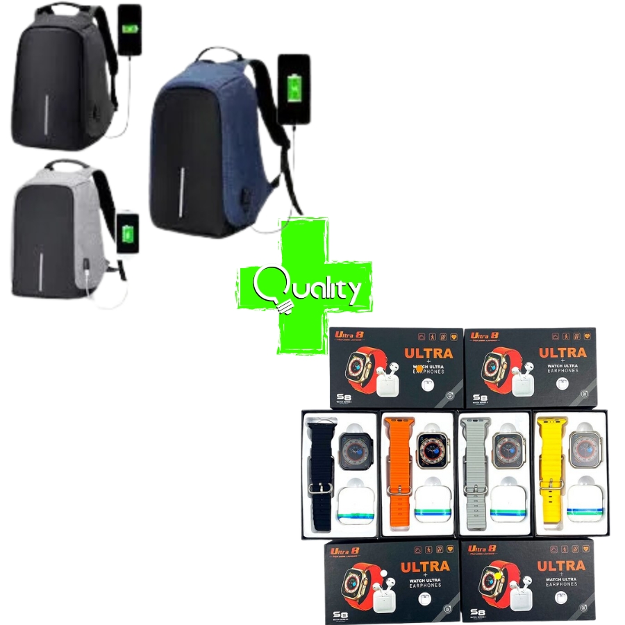 MaletaAntirrobo+S8 (Reloj con audifonos)